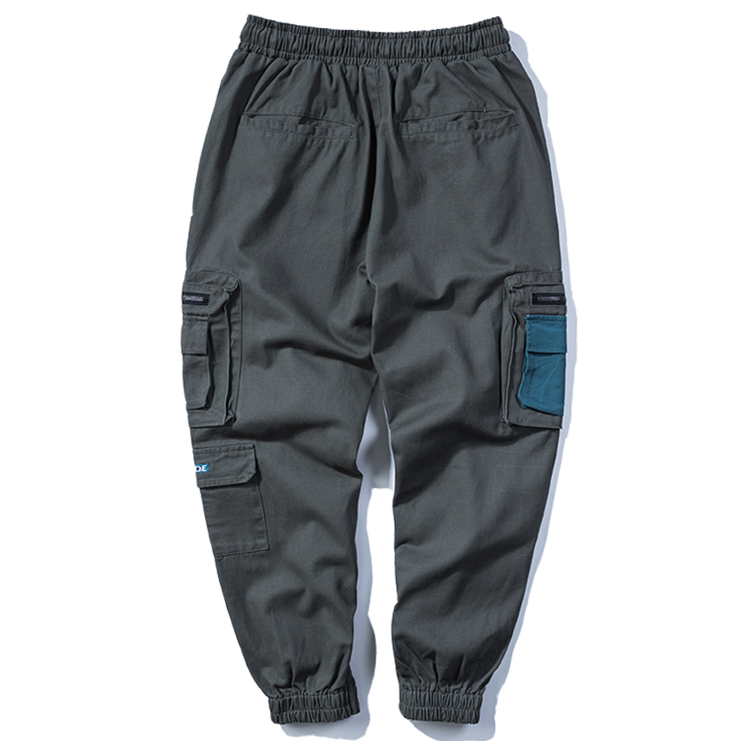 Aelfric Eden Streetwear Cargo Pants Mens Patchwork Multi Pockets Hip Hop Harajuku Joggers Casual Harem Trousers Male Bottom 201110