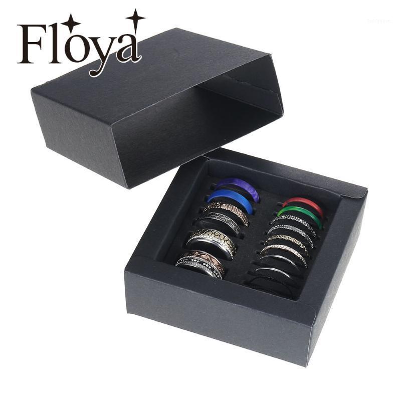 Floya Titanium Stainless Steel Rings Set Black Box Vintage 2 pcs Stackable Femme Bague For Women Band Ring Gift Girl Friendly1
Floya Titanium Stainless Steel Rings Set Black Box Vintage 2 pcs Stackable Femme Bague For Women Band Ring Gift Girl Friendly1