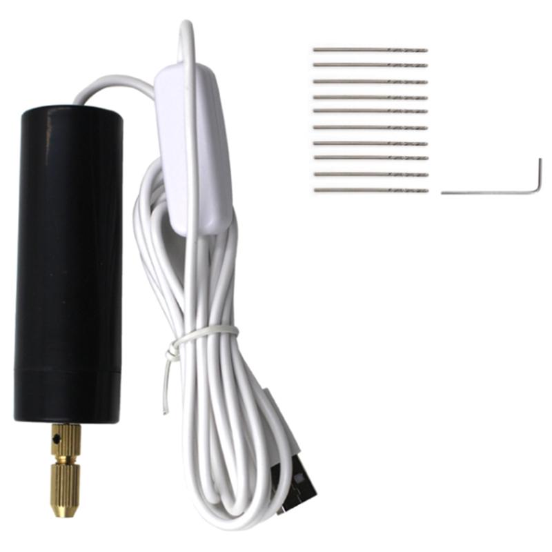 USB Mini Hand Drill Electric Hand Drill Wood Circuit Board Plastic Pearl Crystal Glue Punching Machine
USB Mini Hand Drill Electric Hand Drill Wood Circuit Board Plastic Pearl Crystal Glue Punching Machine