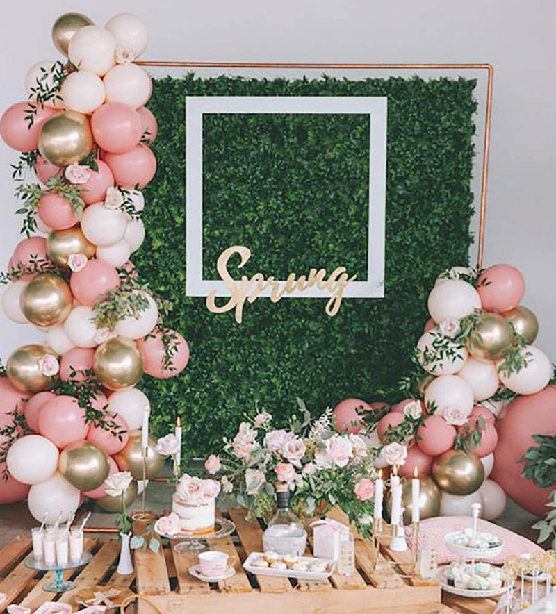 Blush Pink Gold Balloon Garland for Girls Garden Party Birthday Wedding Balloon Baby Shower Bachelorette Party Decorations
Blush Pink Gold Balloon Garland for Girls Garden Party Birthday Wedding Balloon Baby Shower Bachelorette Party Decorations