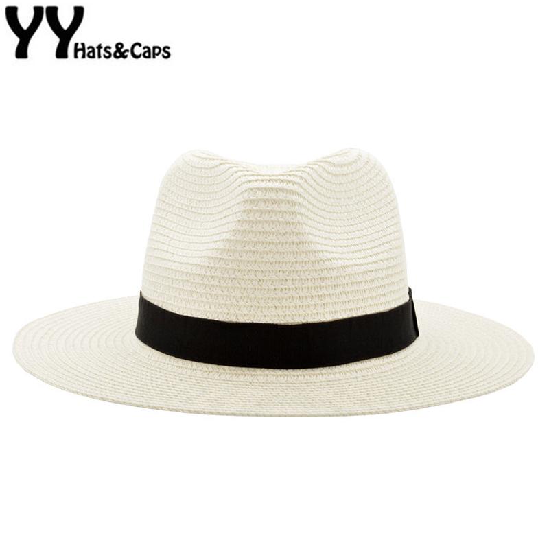 Stingy Brim Hats Wide Summer Fedora Jazz Cap Straw Panama For Men Sun Women Beach CAPS Couple Visor Chapeu YY18030, Ivory straw panama
Stingy Brim Hats Wide Summer Fedora Jazz Cap Straw Panama For Men Sun Women Beach CAPS Couple Visor Chapeu YY18030, Ivory straw panama