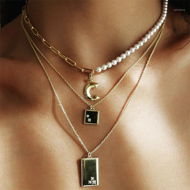 KMVEXO Vintage Multi Layered Pearl Choker Necklaces Collar Statement Crescent Geometric Pendant Necklace Women 2020 Punk Jewelry1
KMVEXO Vintage Multi Layered Pearl Choker Necklaces Collar Statement Crescent Geometric Pendant Necklace Women 2020 Punk Jewelry1