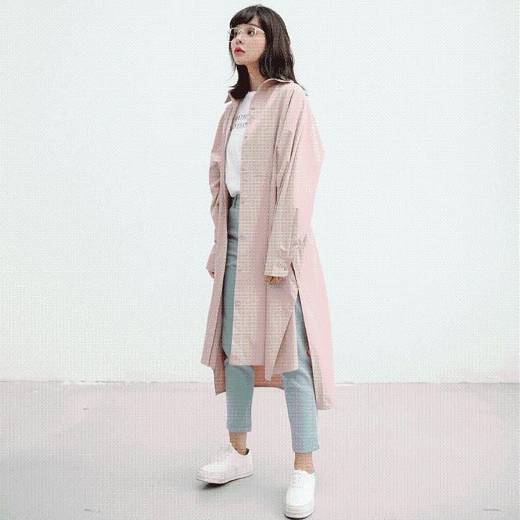 Wide-waisted Single Breasted Womens Trench Coats Solid Designer Coats Turn-down Collar Long Women Tops, Blue
Wide-waisted Single Breasted Womens Trench Coats Solid Designer Coats Turn-down Collar Long Women Tops, Blue
