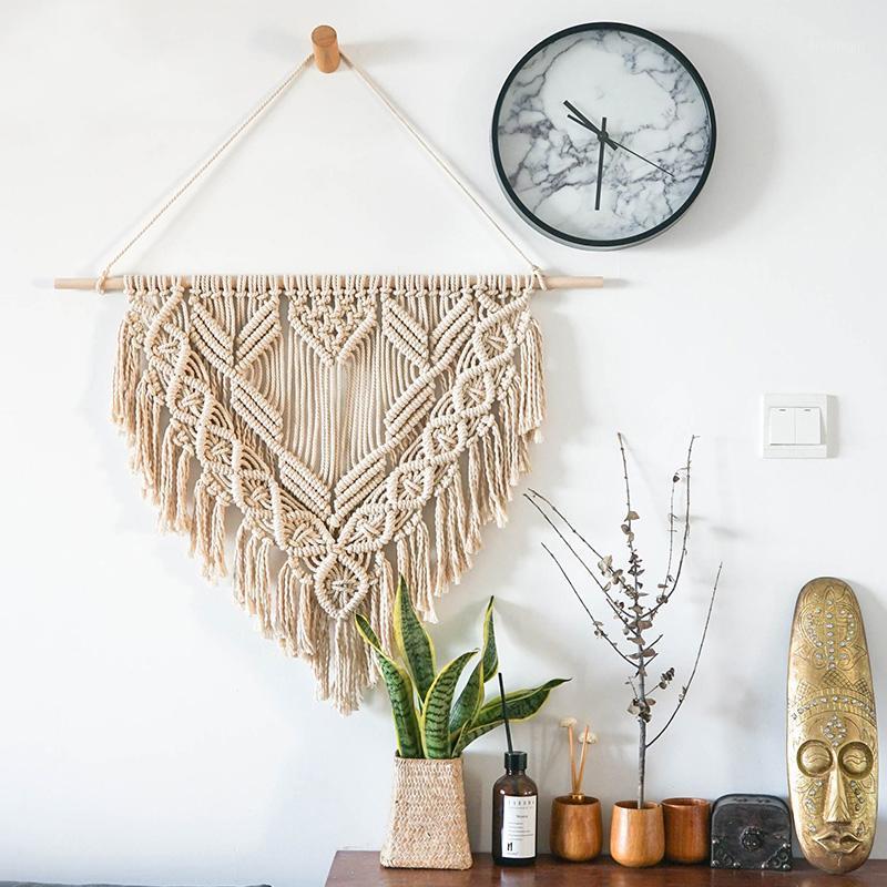 Tapestry Wall Hanging Bohemian Tassel Woven Macrame Tapestry Boho Decor Pure Color Cotton Rope Home Hanging Decorations1
Tapestry Wall Hanging Bohemian Tassel Woven Macrame Tapestry Boho Decor Pure Color Cotton Rope Home Hanging Decorations1