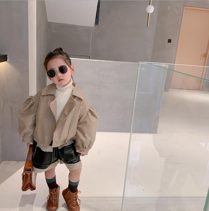 2020 New Arrival Girls Thicken PU Leather Coat Winter Cotton Full Sleeve Fashion Girls Jacket 1-6 years QL612, Khaki
2020 New Arrival Girls Thicken PU Leather Coat Winter Cotton Full Sleeve Fashion Girls Jacket 1-6 years QL612, Khaki