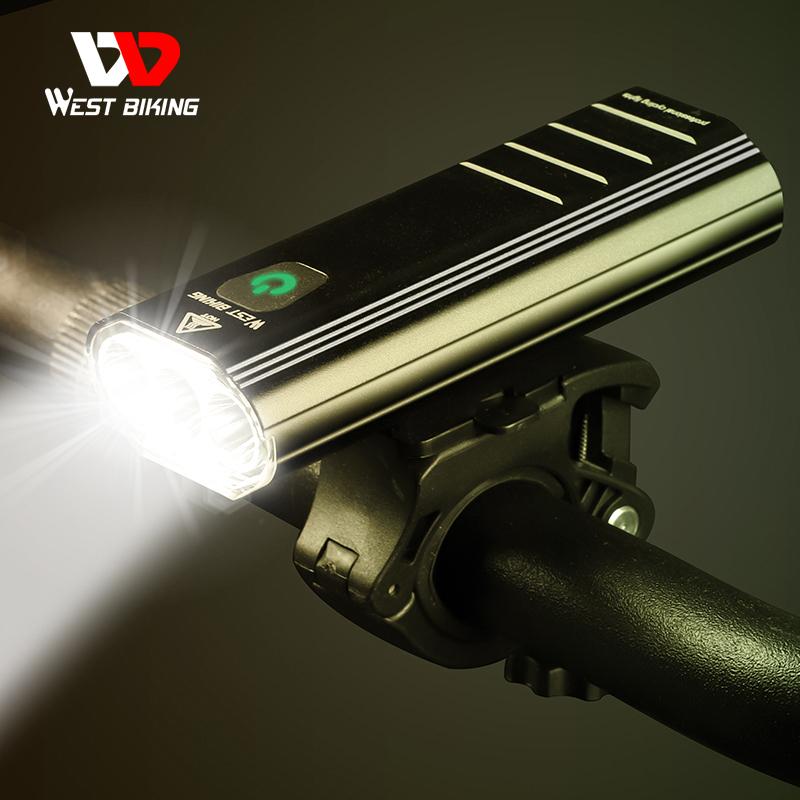 West Biking Ipx6 Waterproof Bicycle Light Usb Rechargeable 1500 Lumen 3 Pcs T6 LED Bike Front Light For Bicycle Lamp
West Biking Ipx6 Waterproof Bicycle Light Usb Rechargeable 1500 Lumen 3 Pcs T6 LED Bike Front Light For Bicycle Lamp
