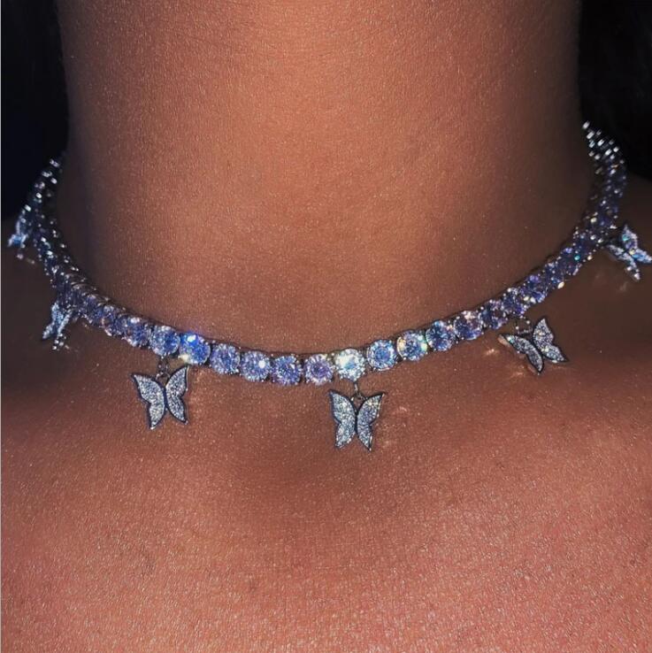 Luxury Women Butterfly Necklaces Gold Silver Animal Pendant Iced Out Choker Chains Fashion Bling Rhinestone Collar Jewelry Gifts for Girls
Luxury Women Butterfly Necklaces Gold Silver Animal Pendant Iced Out Choker Chains Fashion Bling Rhinestone Collar Jewelry Gifts for Girls