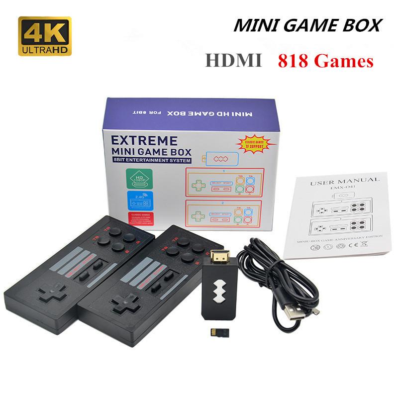 New AV/4K Built in 620/818 Retro Console Wireless Controller AV/ Output Mini game box
New AV/4K Built in 620/818 Retro Console Wireless Controller AV/ Output Mini game box