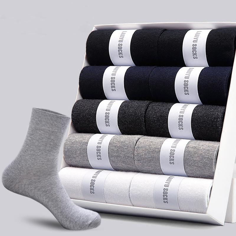 Men's Cotton Socks 2020 Business Men Socks New styles 10 Pairs / Lot Black Breathable Spring Summer for Male US size(6.5-12
Men's Cotton Socks 2020 Business Men Socks New styles 10 Pairs / Lot Black Breathable Spring Summer for Male US size(6.5-12
