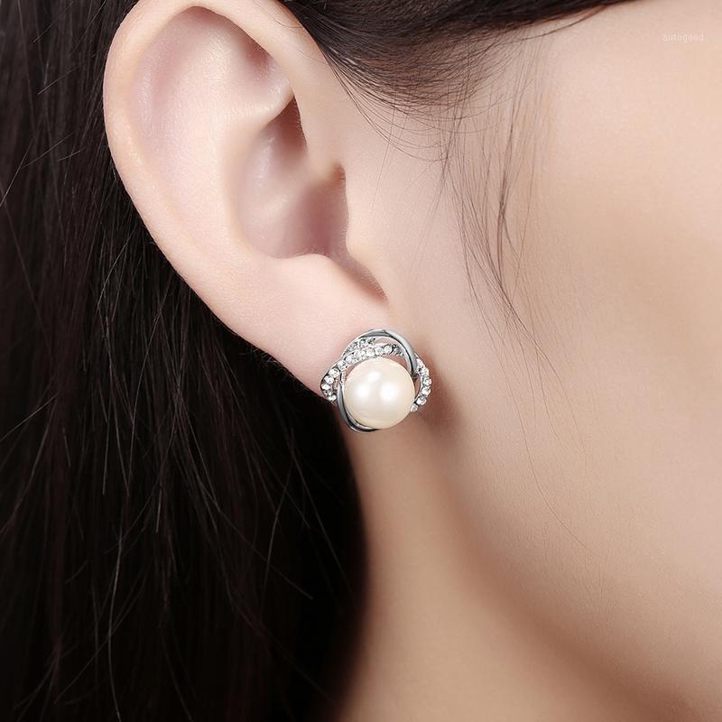 Stud Garilina 2021 Fashion Jewelry White Cubic Zirconia Pearl Earrings Silver Color For Women E20031
Stud Garilina 2021 Fashion Jewelry White Cubic Zirconia Pearl Earrings Silver Color For Women E20031