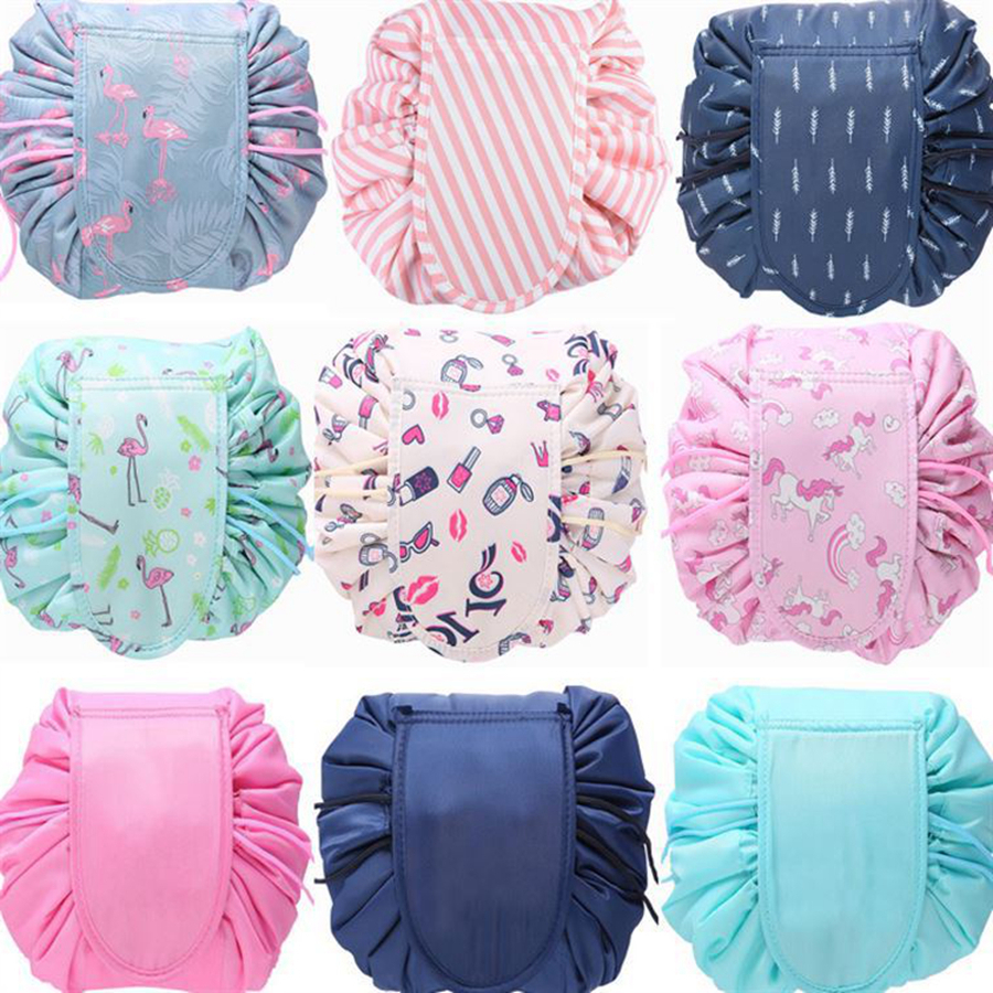 Flamingo Lazy Drawstring Cosmetic Bag Multi-function Travel Magic Pouch Portable Wash Bag Makeup Organizer Storage Bags
Flamingo Lazy Drawstring Cosmetic Bag Multi-function Travel Magic Pouch Portable Wash Bag Makeup Organizer Storage Bags