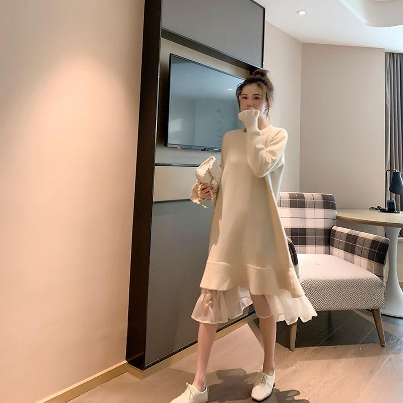 Autumn Winter Knit Sweater Patchwork Dress Women 2020 Mesh Maxi Sweet Fairy Full Sleeve O Neck Thick Bottoming Dress Vestidos, Pink
Autumn Winter Knit Sweater Patchwork Dress Women 2020 Mesh Maxi Sweet Fairy Full Sleeve O Neck Thick Bottoming Dress Vestidos, Pink