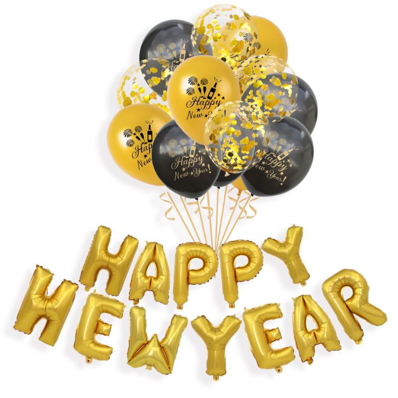 Happy New Year 2021 Balloons 12inch Helium Confetti Latex Balloons Merry Christmas New Year Eve Graduation Party Supplies
Happy New Year 2021 Balloons 12inch Helium Confetti Latex Balloons Merry Christmas New Year Eve Graduation Party Supplies