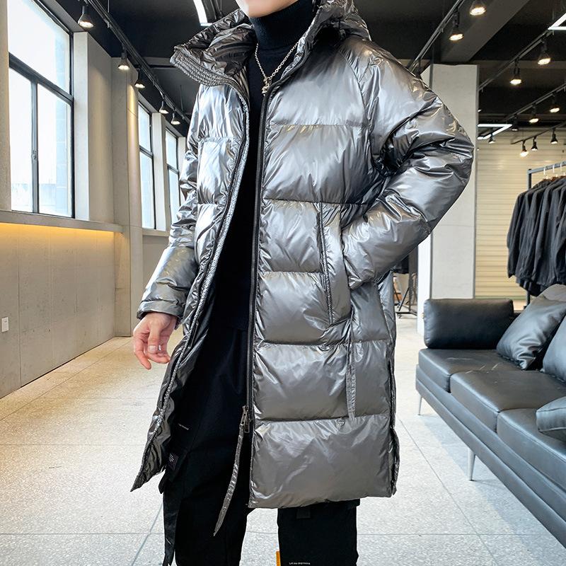 2020 simple winter new men mid length jacket hooded loose down padded handsome solid colour thickened padded coat, Black
2020 simple winter new men mid length jacket hooded loose down padded handsome solid colour thickened padded coat, Black