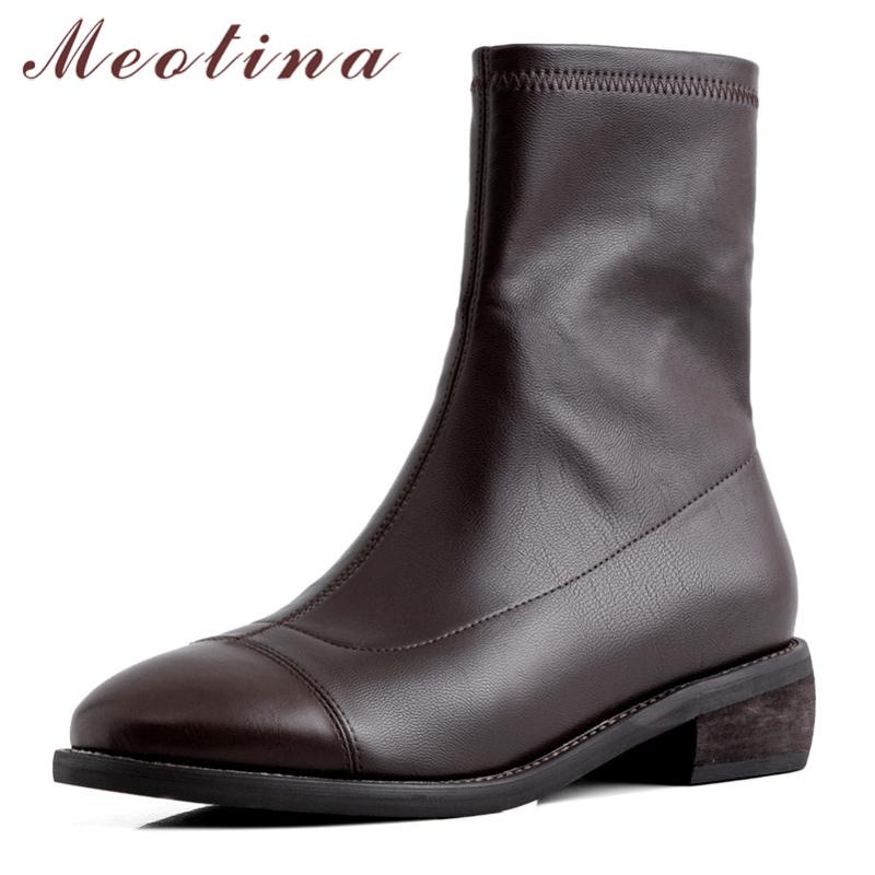 Meotina Winter Ankle Boots Women Boots Zipper Chunky Heel Short High Quality Round Toe Shoes Female 2020 Autumn Size 34-39, Black
Meotina Winter Ankle Boots Women Boots Zipper Chunky Heel Short High Quality Round Toe Shoes Female 2020 Autumn Size 34-39, Black