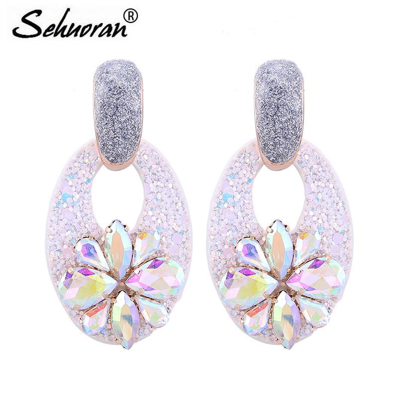 Dangle & Chandelier Sehuoran Long Drop Earrings For Woman Crystal Stone With Artificial Leather Pendientes Zinc Alloy Drip Oil Brand Jewelry
Dangle & Chandelier Sehuoran Long Drop Earrings For Woman Crystal Stone With Artificial Leather Pendientes Zinc Alloy Drip Oil Brand Jewelry