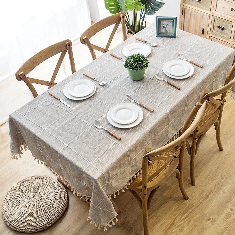 Nordic Waterproof Tablecloth Imitation Cotton Embroidered Tassel Table cloth Geometric Line Striped Rectangular Table Cloth1, Style b
Nordic Waterproof Tablecloth Imitation Cotton Embroidered Tassel Table cloth Geometric Line Striped Rectangular Table Cloth1, Style b