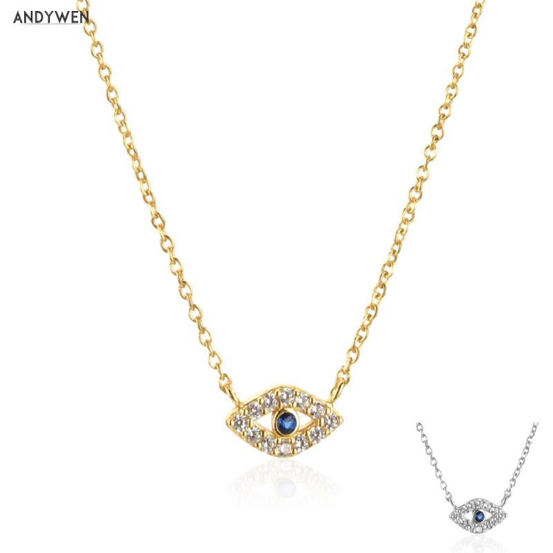 ANDYWEN Winter 925 Sterling Silver Gold Locky Eye Blue CZ Pendant Necklace Long Chain Luxury Jewelry Crystal Fashion Jewelry
ANDYWEN Winter 925 Sterling Silver Gold Locky Eye Blue CZ Pendant Necklace Long Chain Luxury Jewelry Crystal Fashion Jewelry