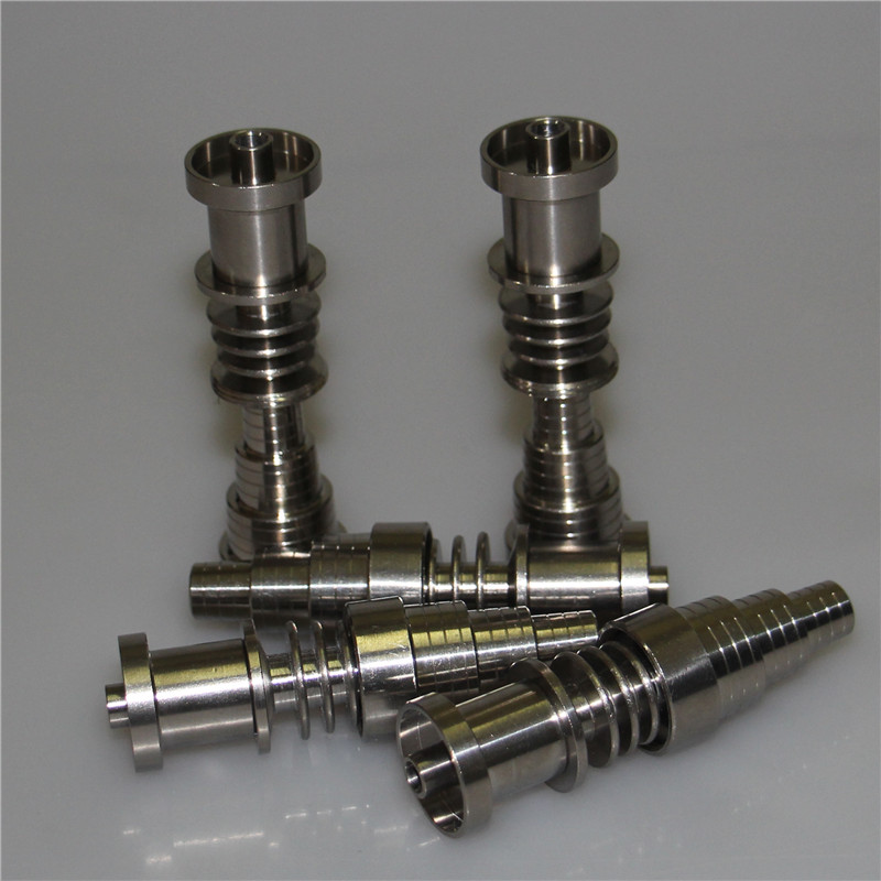 Top quality Universal domeless 10MM 14MM 18MM Male Female dab nail Ti Nails titanium carb cap For all oil rigs glass water bongs
Top quality Universal domeless 10MM 14MM 18MM Male Female dab nail Ti Nails titanium carb cap For all oil rigs glass water bongs