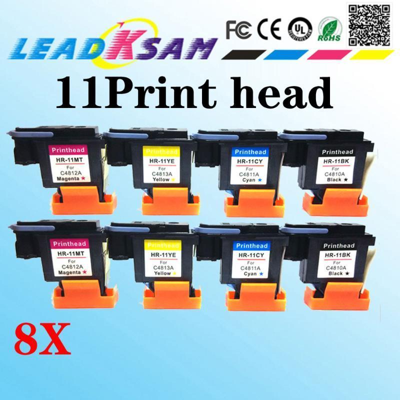 8X Print head compatible for 11 replacement for 11 printhead Designjet 70 100 110 500 510 500PS C4810A C4811A C4812A C4813A1
8X Print head compatible for 11 replacement for 11 printhead Designjet 70 100 110 500 510 500PS C4810A C4811A C4812A C4813A1