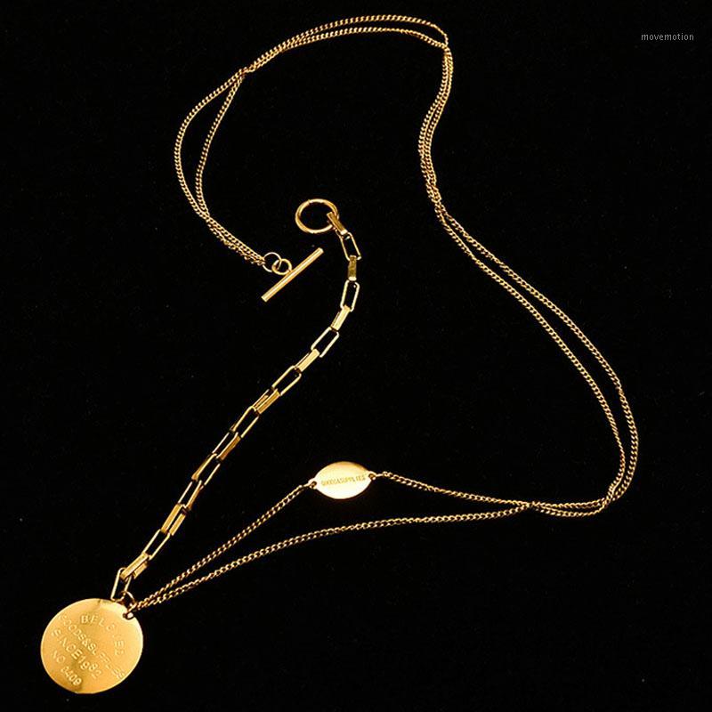 New Fashion Boho Double Layer Choker Necklace Steel Vintage Gold Color Round Coin Medal Multi-layered Long Chain Women Jewelry1
New Fashion Boho Double Layer Choker Necklace Steel Vintage Gold Color Round Coin Medal Multi-layered Long Chain Women Jewelry1