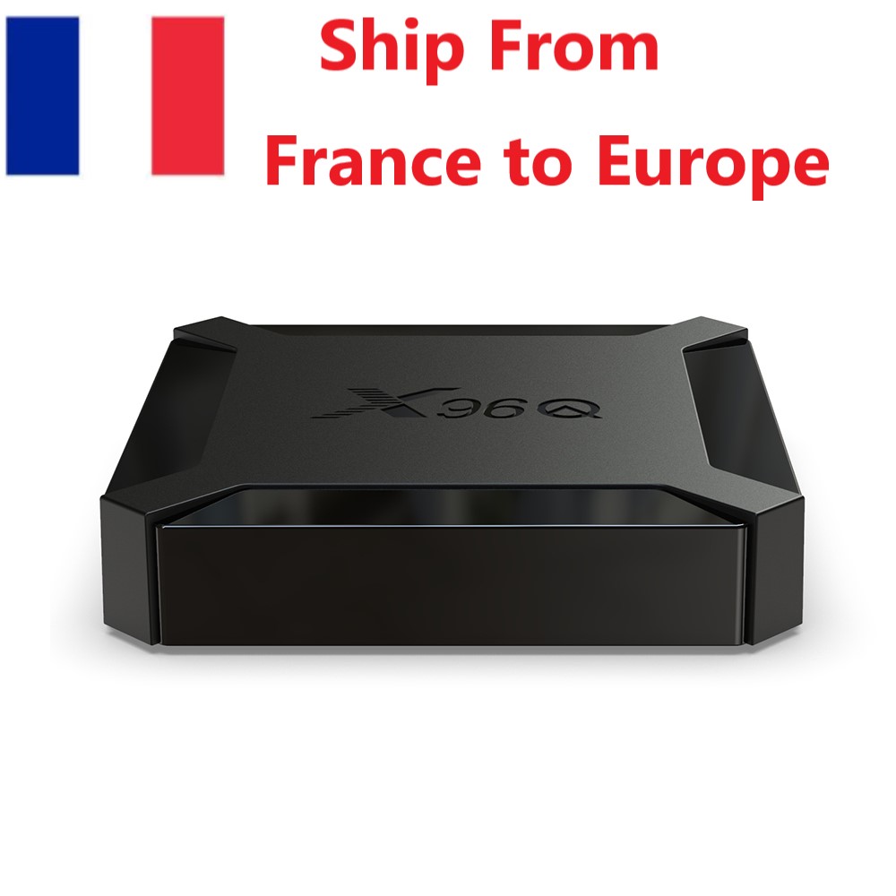 Ship from France X96Q tv box Android 10 os 2GB RAM 16GB Smart Allwinner H313 Quad Core 1GB 8GB 4K