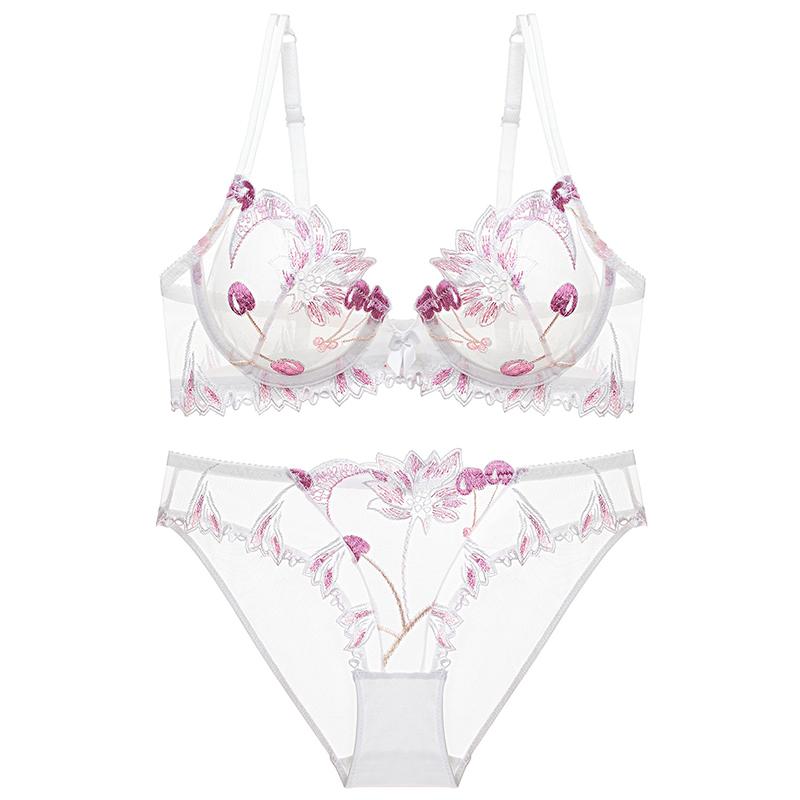 girls sexy thin bra set Europe and America new style embroidery perspective Cherry embroidery large size bra sexy, As picture
girls sexy thin bra set Europe and America new style embroidery perspective Cherry embroidery large size bra sexy, As picture