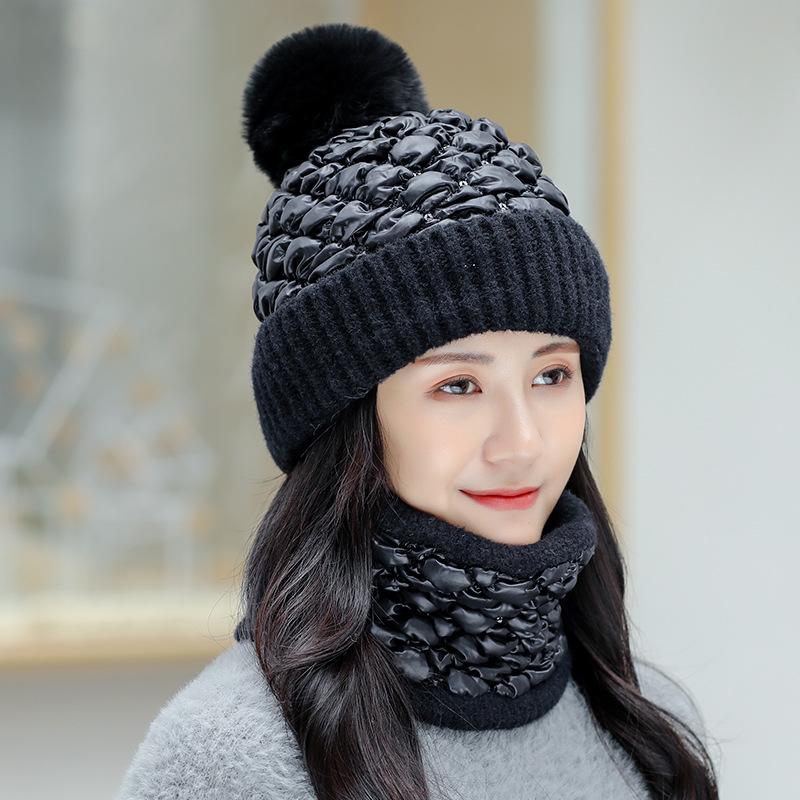 women's winter hat Ski brand Big Fur pom poms ball Knitted hats scarf hat set Winter women Beanie Warm Skullies female cap
women's winter hat Ski brand Big Fur pom poms ball Knitted hats scarf hat set Winter women Beanie Warm Skullies female cap
