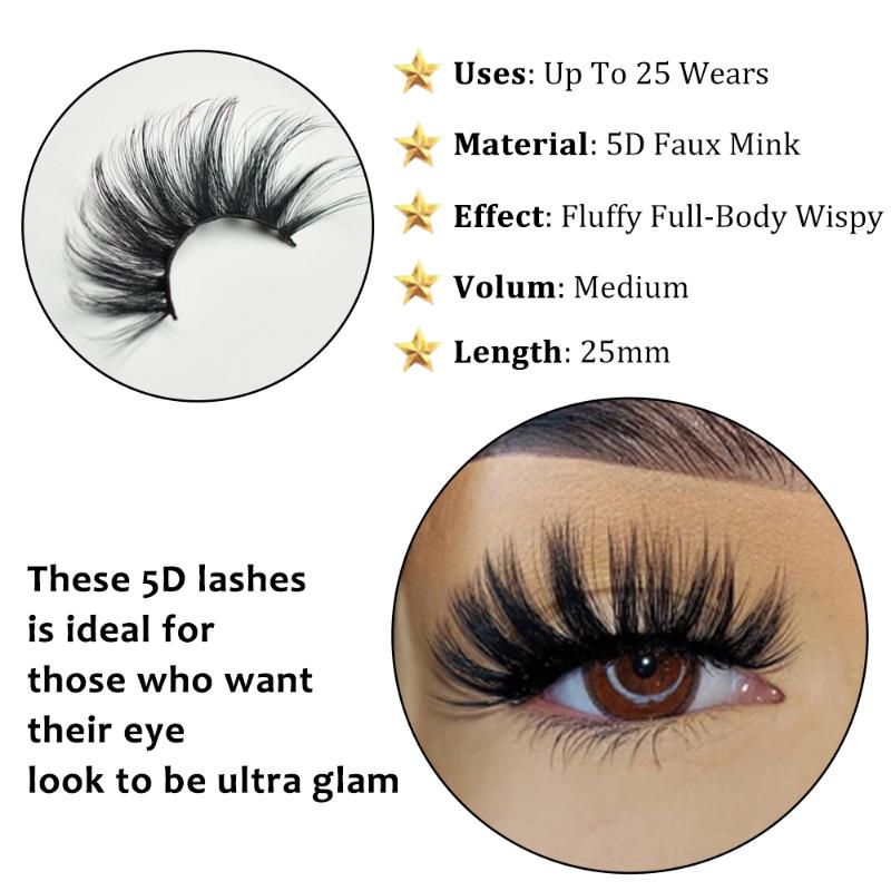 5D Faux Mink Lashes Whole 25mm Full Strip Lash Vendors Magnetic Eyelash Packaging Box False Mink Eyelashes In Bulk
5D Faux Mink Lashes Whole 25mm Full Strip Lash Vendors Magnetic Eyelash Packaging Box False Mink Eyelashes In Bulk