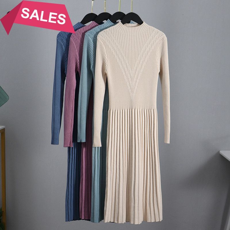2021 New Chic Long Knit Maxi Women Sweater Thick Warm Winter Pleated Female Rib Turtleneck a Line Dress Office Lady 5c0e, Khaqi y9988
2021 New Chic Long Knit Maxi Women Sweater Thick Warm Winter Pleated Female Rib Turtleneck a Line Dress Office Lady 5c0e, Khaqi y9988