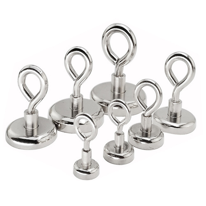 Energy saving building Supplies Strong magnet hook sheep eye closed rare earth neodymium iron boron magnetic hooks salvage searcher magnets can be rotated
Energy saving building Supplies Strong magnet hook sheep eye closed rare earth neodymium iron boron magnetic hooks salvage searcher magnets can be rotated