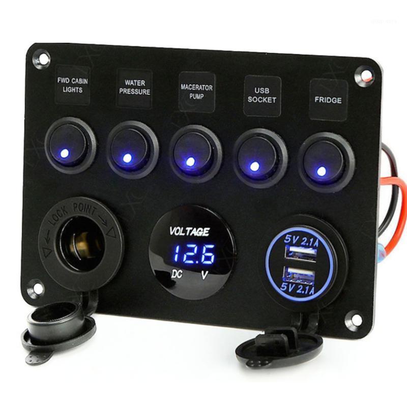 Dual USB Charger Switch Panel Socket Cigarette Lighter LED Voltmeter 12V Power Car Yacht1, As pic
Dual USB Charger Switch Panel Socket Cigarette Lighter LED Voltmeter 12V Power Car Yacht1, As pic