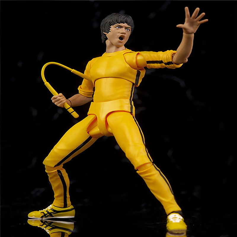 Bruce Lee Way of the Dragon Fist of Fury Yip Man Pupil Joint Movement Anime Action Figure PVC Collection Toys 15cm, Yellow
Bruce Lee Way of the Dragon Fist of Fury Yip Man Pupil Joint Movement Anime Action Figure PVC Collection Toys 15cm, Yellow