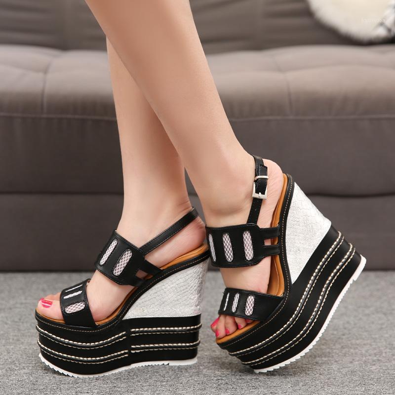 16cm High Heel Sandals Women Wedges Summer Shoes 2020 New Strew Heel Strap Sandal zapatos de mujer1, Black
16cm High Heel Sandals Women Wedges Summer Shoes 2020 New Strew Heel Strap Sandal zapatos de mujer1, Black