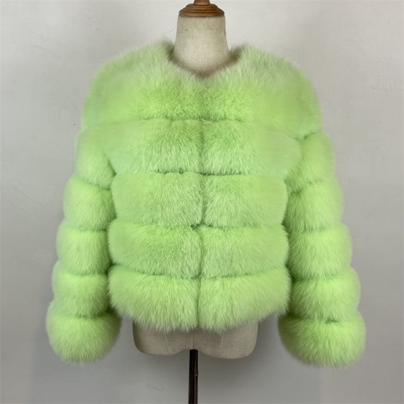 BEIZIRU real fur coat sleeves natural fox fur jacket winter warm fashion leather coat natural fur Genuine Leather coats LJ201201