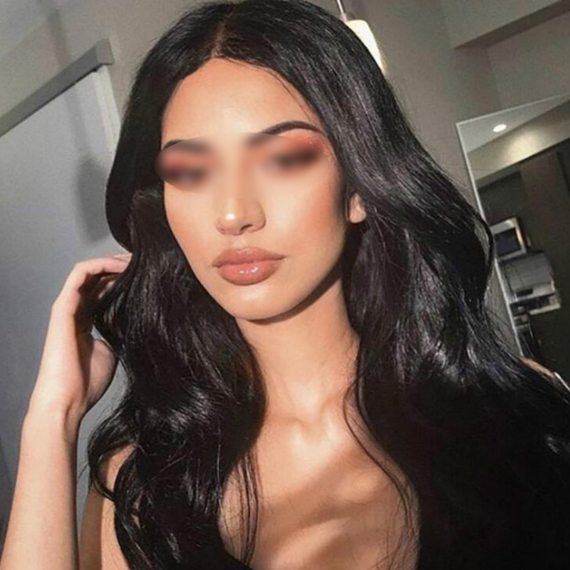 Multicolor Hair Wigs Mid Part Long Curly Hair European American Style Fashion High Temperature Silk Big Wavy WH0535