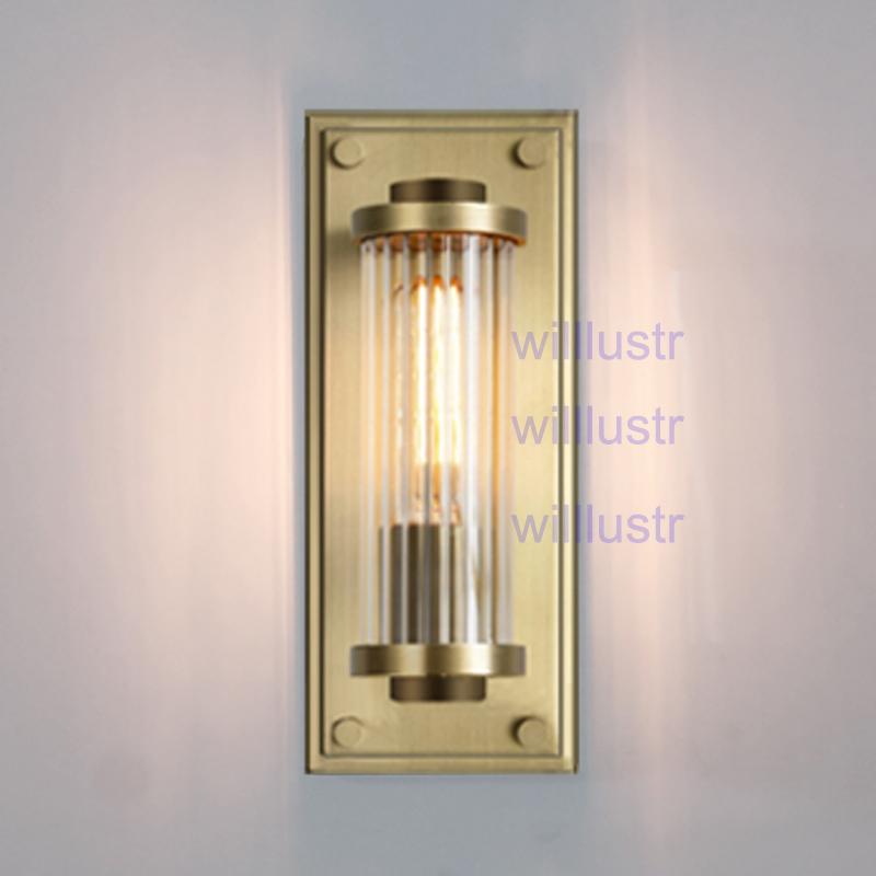 Willlustr vintage copper color wall sconce modern lighting porch staircase hotel vanity light ribbed crystal glass shade lamp
Willlustr vintage copper color wall sconce modern lighting porch staircase hotel vanity light ribbed crystal glass shade lamp