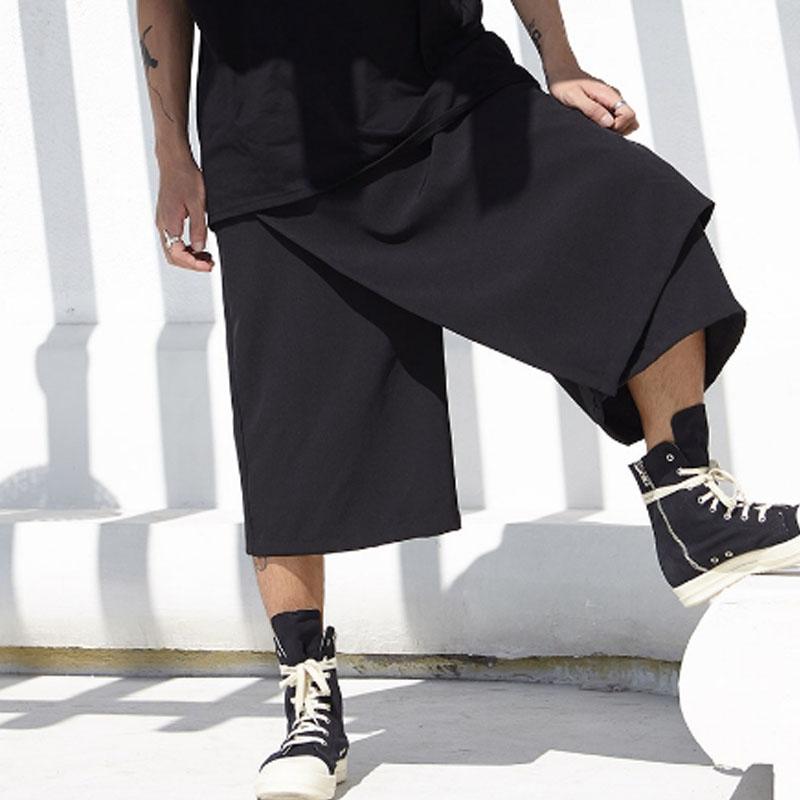 Men's trousers spring and summer loose seven minutes trousers fake two pieces shorts men's casual large yamamoto style, Black
Men's trousers spring and summer loose seven minutes trousers fake two pieces shorts men's casual large yamamoto style, Black