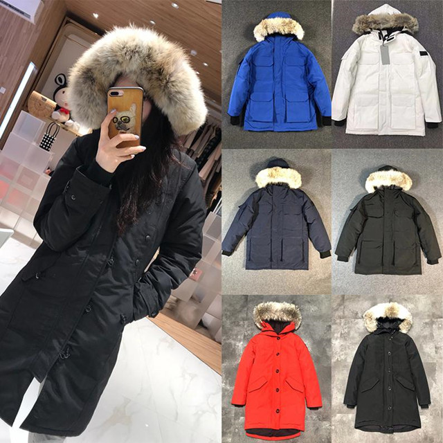 DH DH 1 Luxury Canada Brand Winter Women Jacket 90% White Goose Parkas Long Fur Collar Hooded Outerwear Windproof Warm Down Coat
DH DH 1 Luxury Canada Brand Winter Women Jacket 90% White Goose Parkas Long Fur Collar Hooded Outerwear Windproof Warm Down Coat
