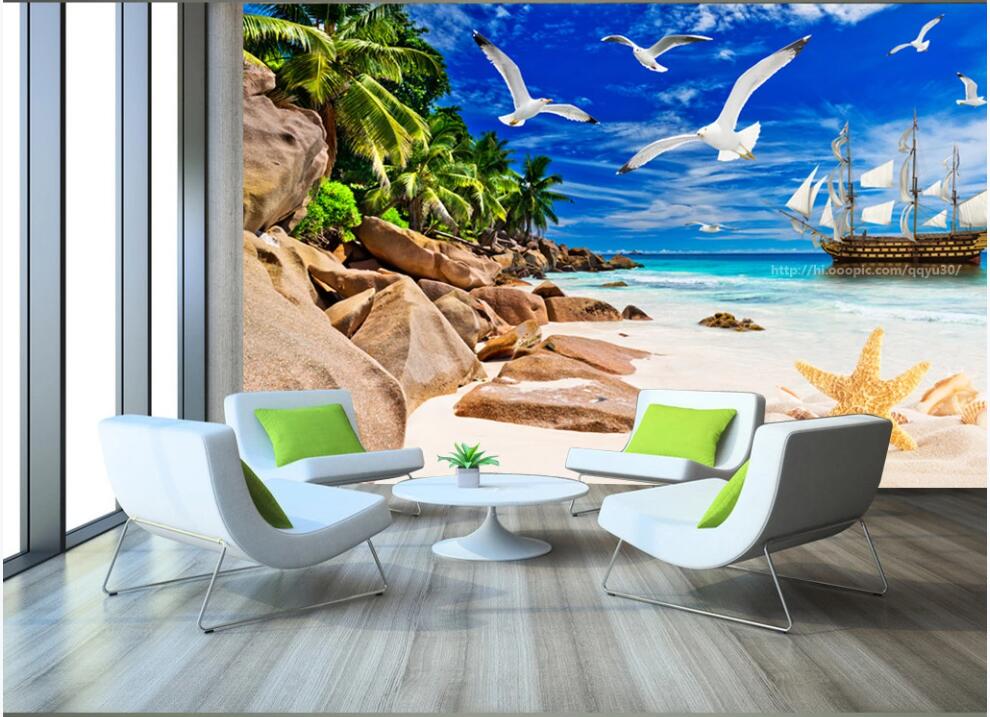 Custom murals 3d photo wallpaper Sailboat beach seascape home decor living room 3d wall murals wallpaper for walls 3 d on the wall, Non-woven
Custom murals 3d photo wallpaper Sailboat beach seascape home decor living room 3d wall murals wallpaper for walls 3 d on the wall, Non-woven
