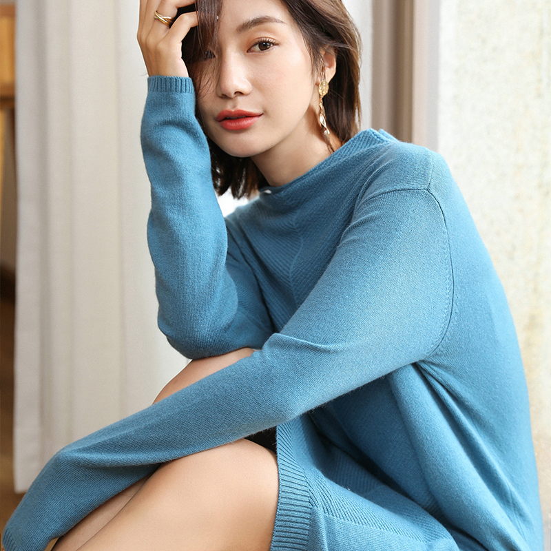 Women Wear Jumpers Cashmere Knitting 2020 Winter New Mode At Height of the Knee-Length Neck Dressed From Ladies 6 Colored, Blue
Women Wear Jumpers Cashmere Knitting 2020 Winter New Mode At Height of the Knee-Length Neck Dressed From Ladies 6 Colored, Blue