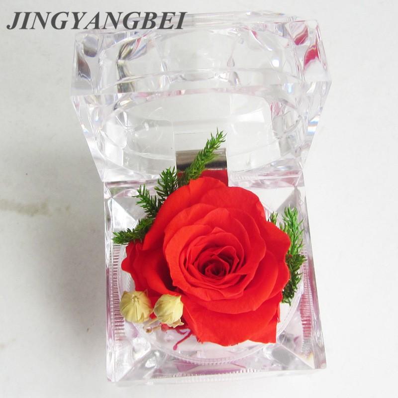 1pcs Natural Dried flower Ring box Multicolor rose with acrylic vase Preserved Flower wedding gift home decoration Wholesale, Red
1pcs Natural Dried flower Ring box Multicolor rose with acrylic vase Preserved Flower wedding gift home decoration Wholesale, Red