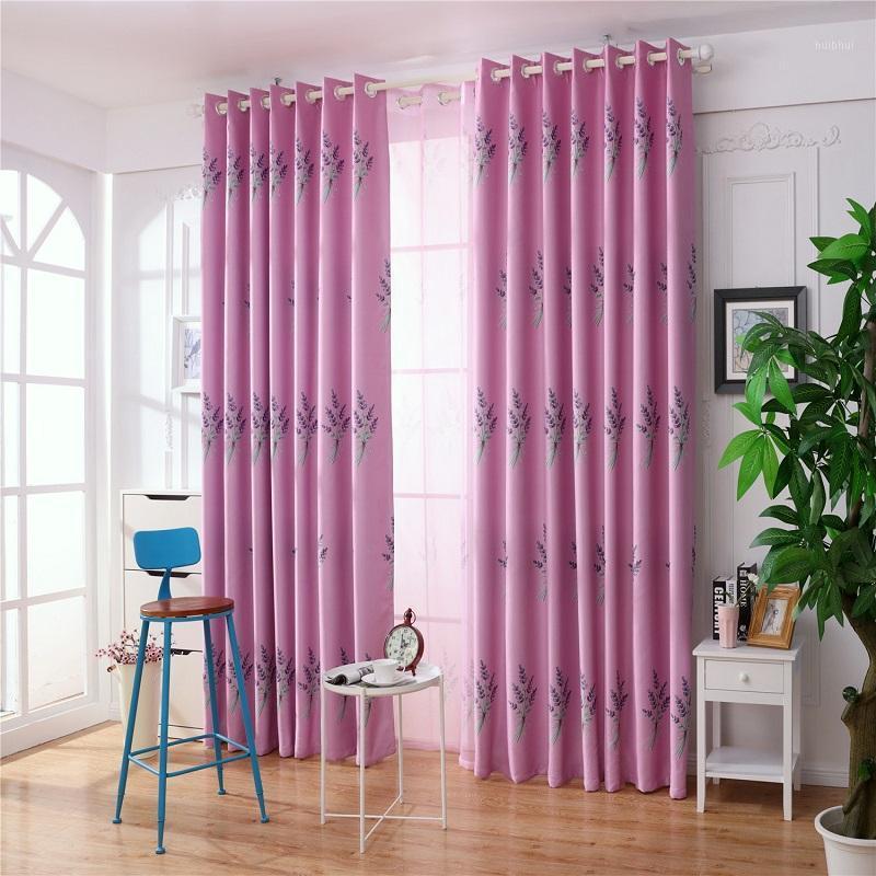 Pastoral lavender printing shade cloth curtains For Modern Living Room Bedroom Window Screen Yarn Curtains purple/Blue 1*2.5M1
Pastoral lavender printing shade cloth curtains For Modern Living Room Bedroom Window Screen Yarn Curtains purple/Blue 1*2.5M1
