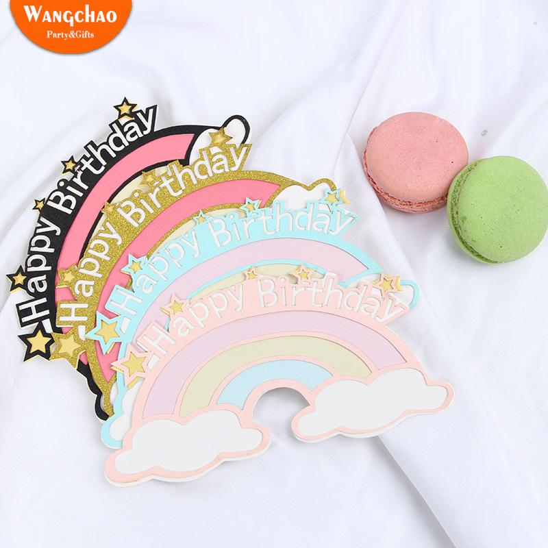 Romantic Fire Balloon Rainbow Cloud Cake Topper Happy Birthday Cake Decoration Kids Favors Party Dessert Supplies
Romantic Fire Balloon Rainbow Cloud Cake Topper Happy Birthday Cake Decoration Kids Favors Party Dessert Supplies