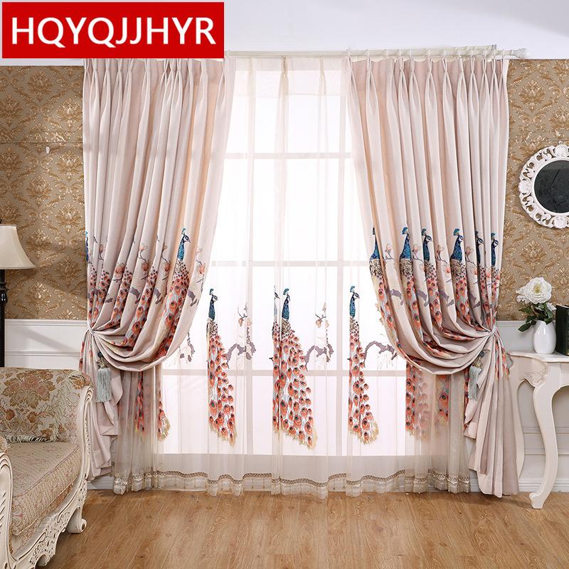 Modern classic luxury peacock embroidered curtains for living room windows high quality elegant curtains for bedroom hotel, Tulle
Modern classic luxury peacock embroidered curtains for living room windows high quality elegant curtains for bedroom hotel, Tulle