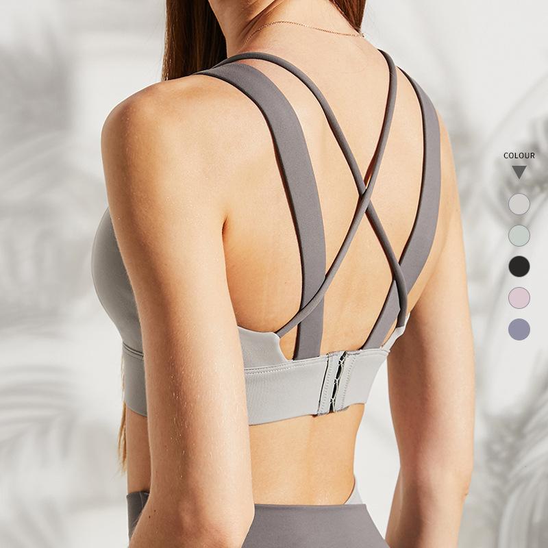 Women' new chest cross Sexy Sports Underwear shockproof running gather Yoga bra absorption fitness suit vest, Black
Women' new chest cross Sexy Sports Underwear shockproof running gather Yoga bra absorption fitness suit vest, Black