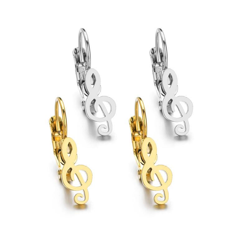 New Music Note Shape Piercing Ear Hoops Earrings for Womem Men Classic Stainless Steel Earrings Ear Clip Cuff Boho Jewelry
New Music Note Shape Piercing Ear Hoops Earrings for Womem Men Classic Stainless Steel Earrings Ear Clip Cuff Boho Jewelry