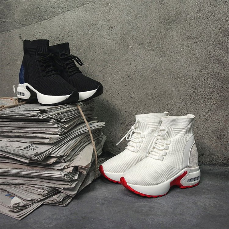 2021 New Women Sexy Lace-up Round-toed Ladies Raise Women's Internal Shoes Socking Boots High Heels 7ZHA, Black
2021 New Women Sexy Lace-up Round-toed Ladies Raise Women's Internal Shoes Socking Boots High Heels 7ZHA, Black