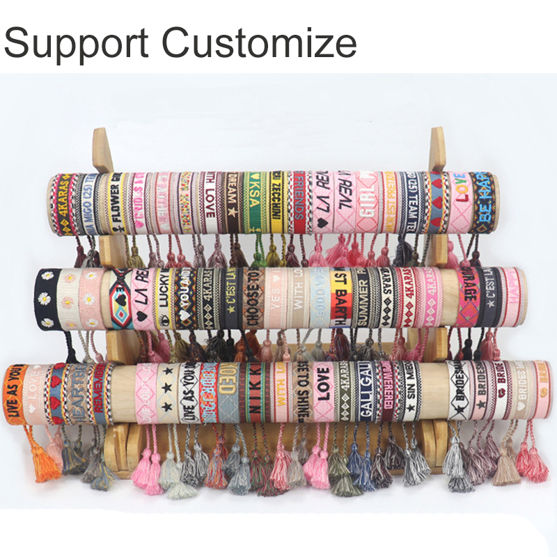 Adjustable Braided Tassel Bracelet For Women Men Handmade Embroidery Rope Bracelets Ethnic Bracelet D Jewelry Spot wholesale, Black
Adjustable Braided Tassel Bracelet For Women Men Handmade Embroidery Rope Bracelets Ethnic Bracelet D Jewelry Spot wholesale, Black