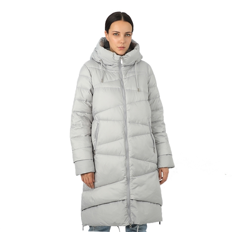 women's long down jacket parka outwear with hood quilted coat female plus size cotton quality warm clothes outwear 19-053/11153 201217